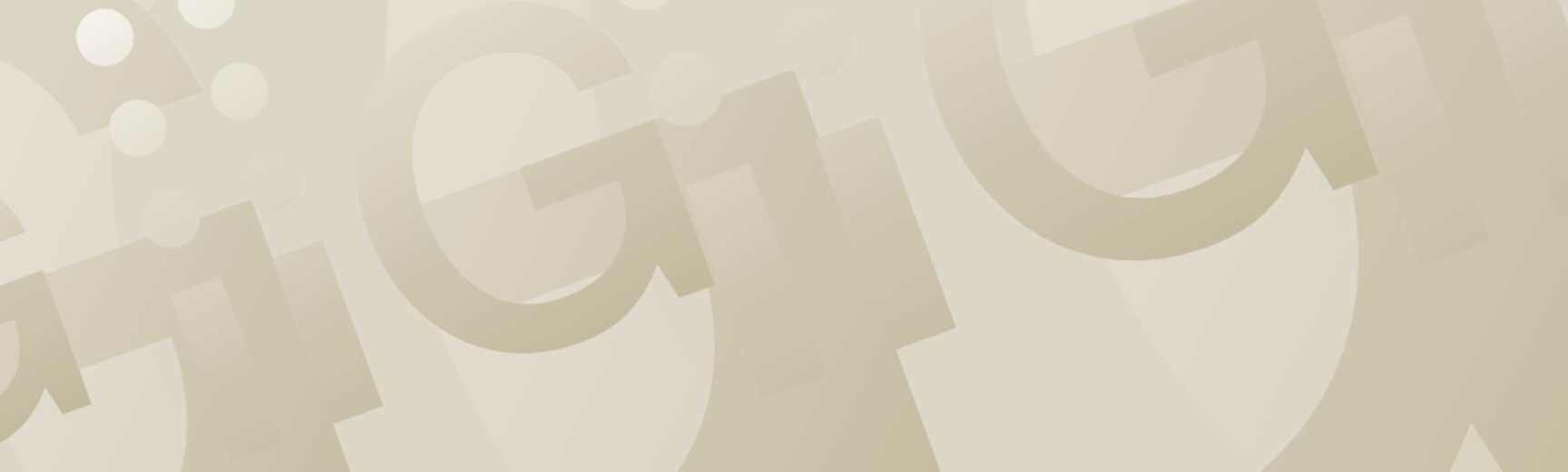 Beige background with iiG logo printed repeatedly across it (all in beige)